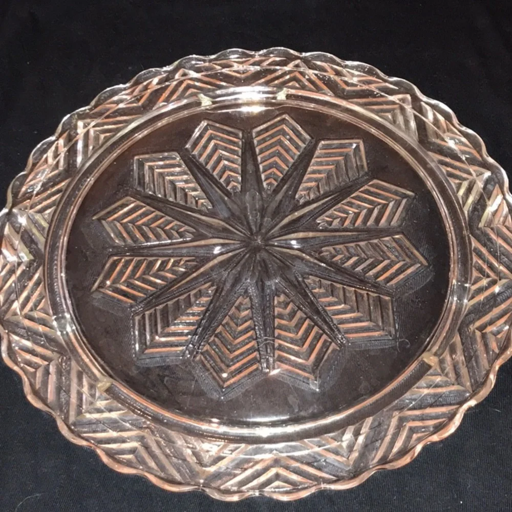 Glass platter
